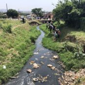 Durban river site visit (Photo credit: Alice McClure)