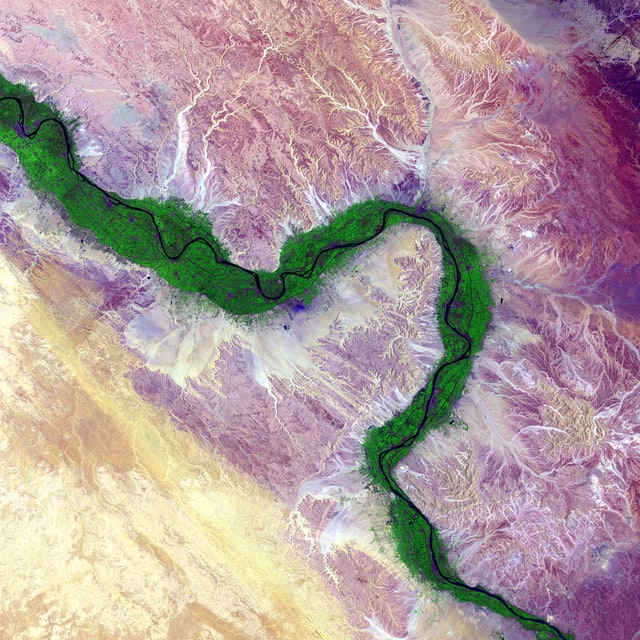 Nile from the space