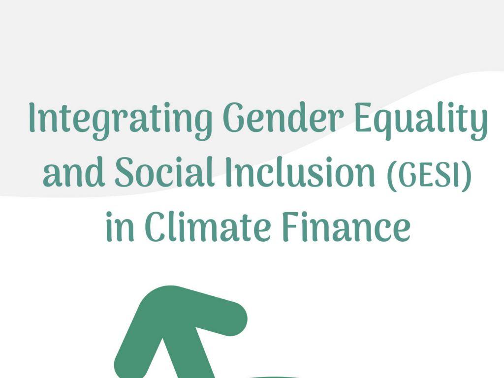 Nepal Integrating GESI in Climate Finance 